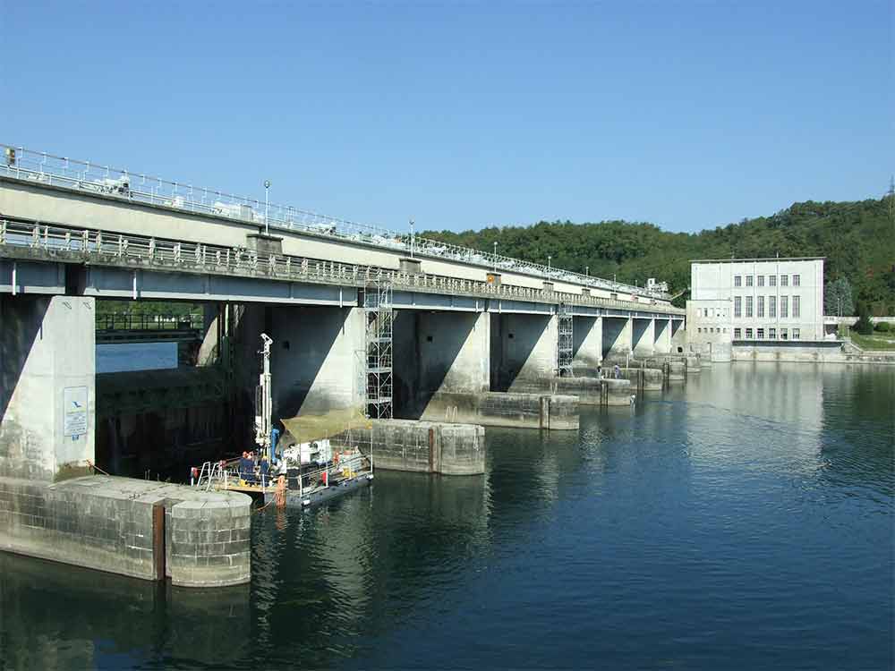 Sbarramento di Porto Torre sul Fiume Ticino